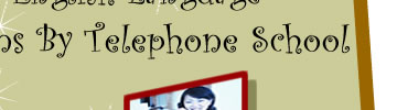 English lessons by telephone